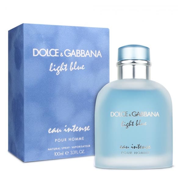 عطر ادکلن دلچه گابانا لایت بلو او اینتنس مردانه | Dolce Gabbana Light Blue Eau Intense Pour Homme