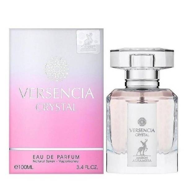 عطر ادکلن الحمبرا ورسنسیا کریستال (مشابه ورساچه برایت کریستال صورتی) | Alhambra Versencia Crystal